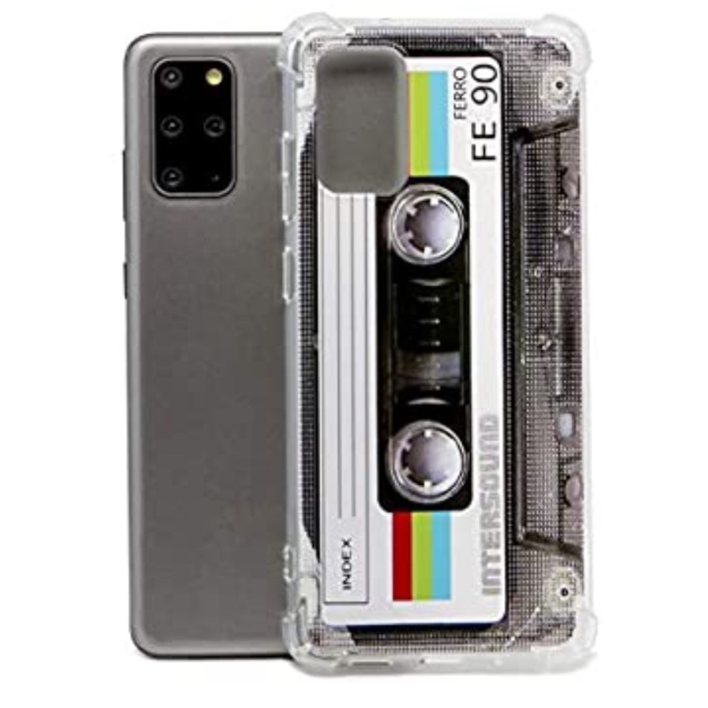 Retro Cassette Tape Case Compatible with Samsung Galaxy S20+ 6.7 Inch
